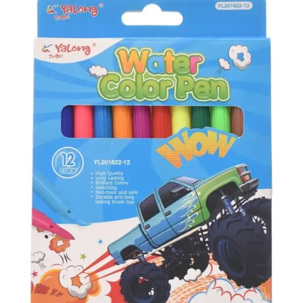 الوان فلوماستر 12 لون يالونج موديل 201822-12