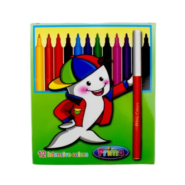 الوان فلوماستر بريما 12 لون رفيع