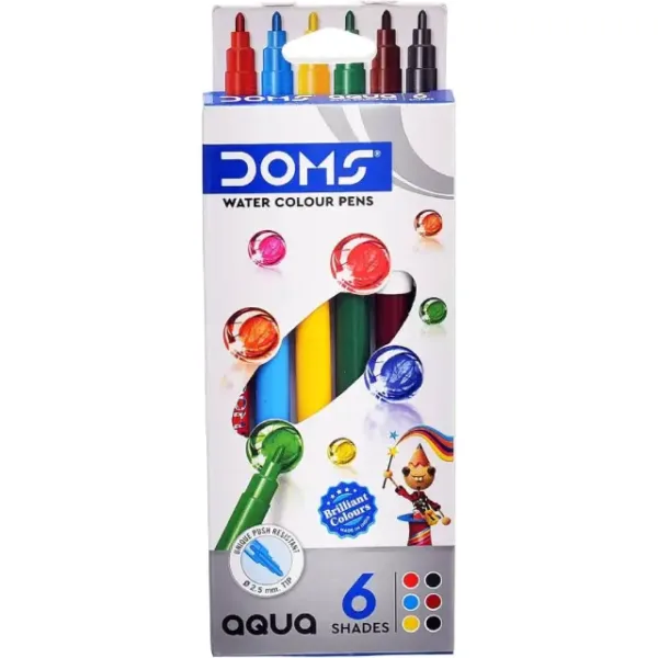 الوان فلوماستر 6 لون DOMS موديل 8426