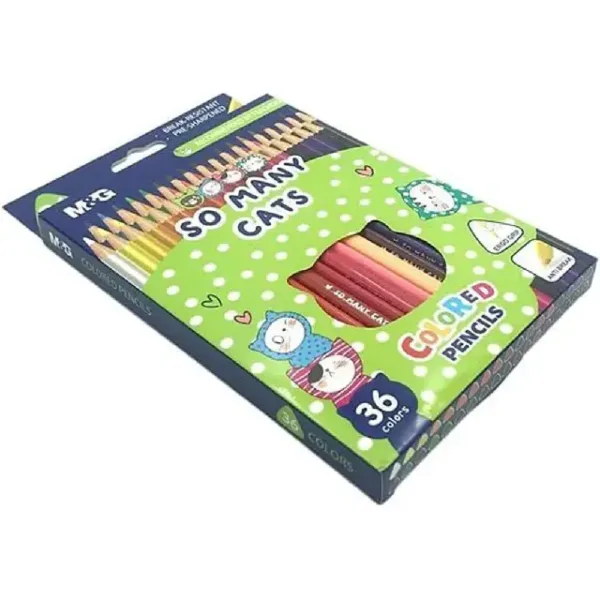 علبة الوان خشب 36 لون M&G موديل AWP343A3