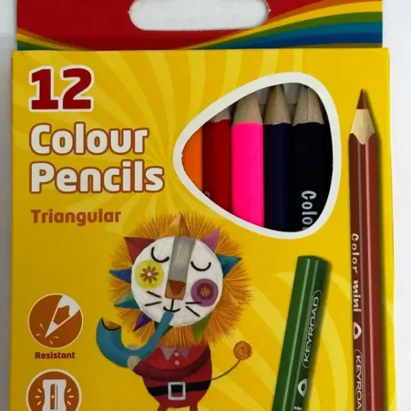 الوان خشب كي رود 12 لون قصير مثلث طبي KR971285