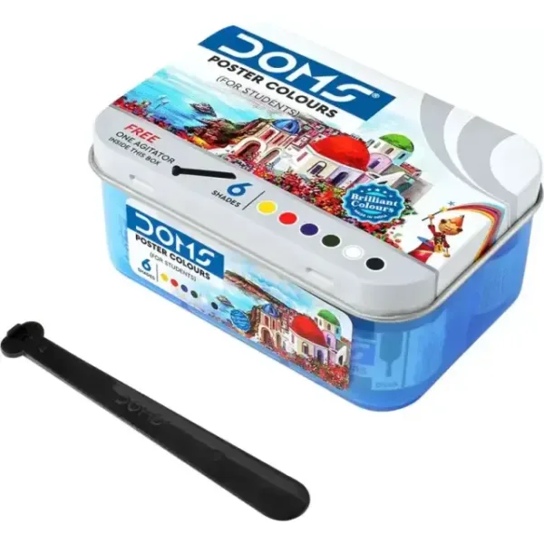 طقم الوان بوستر كلر 6 لون DOMS موديل 7100