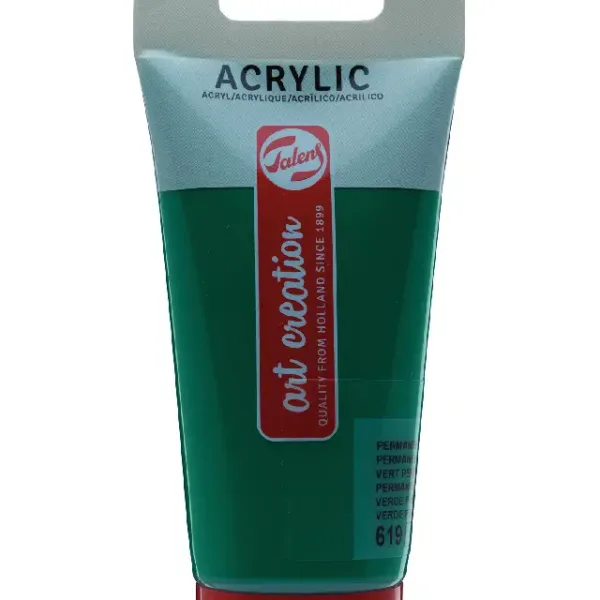 انبوبة الوان اكريليك 75 مللي ارت كريشن تالنز موديل 619(أخضر داكن )
