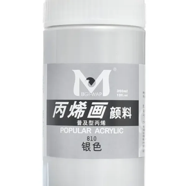 برطمان اكريلك 300 مل فضي ارت رينجرز موديل EA300 اكريليك