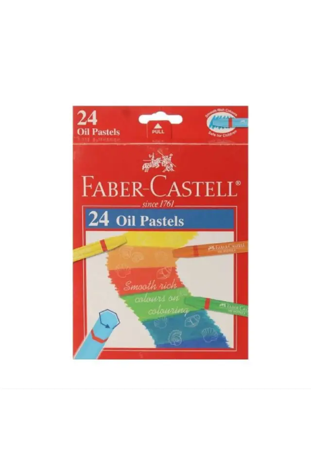 طقم الوان اويل باستل 24 لون فبر كاسيل موديل 122724