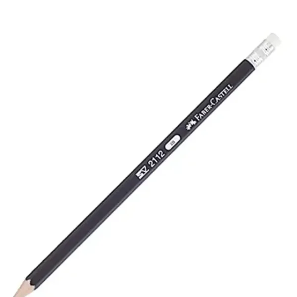 قلم رصاص فبركاسل بلاك مط باستيكة تركى 2B