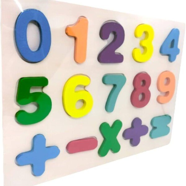 بازل تعليمي تشكيل حروف من 1-9 لعبة