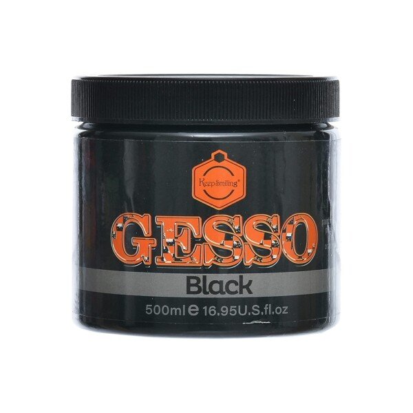 برطمان اكريليك اسود 250 مللى جيسو كيب سمالينج