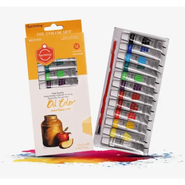 الوان زيت 12لون NO:7706O كيب سمايلنج