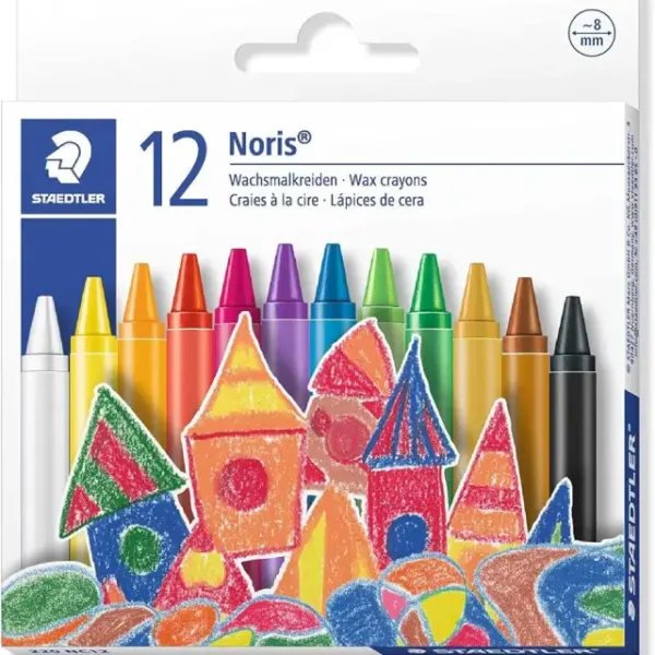 طقم الوان شمع استدلر 12 لون