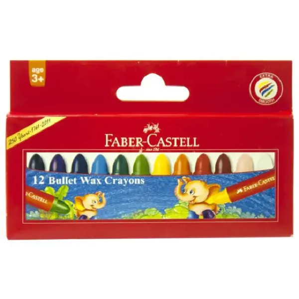 الوان شمع فبركسل 12 لون قصير