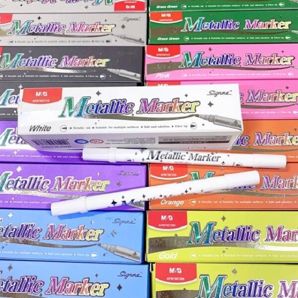 Metallic Marker Pen 2 Pin Model MT80B4