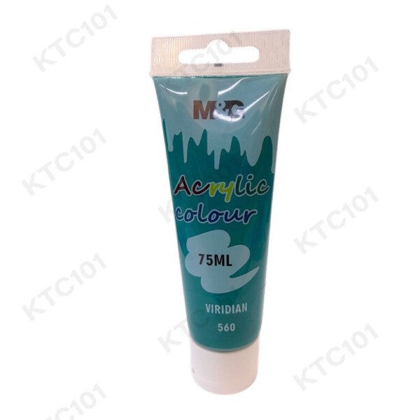 انبوبة الوان اكريليك 75 مل mg اخضر غامق رقم 560 موديل 6598