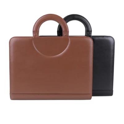 شنطة مؤتمرات سوداء وبني