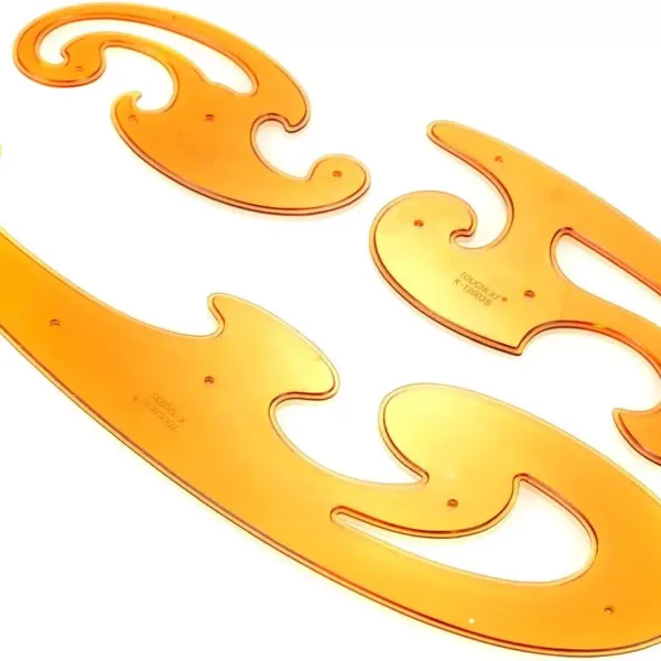 فرنش كيرف اكريلك  3 قطع شفاف Kh300 S&A