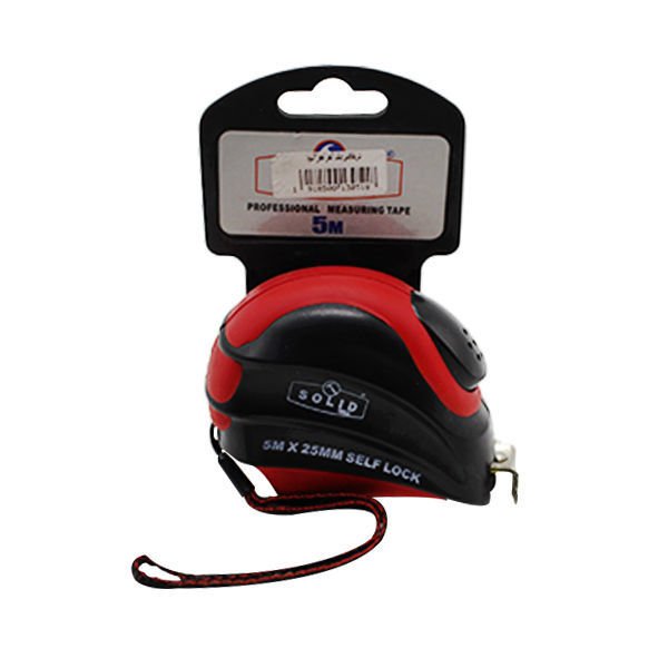 شريط قياس صلب 5متر احمر×اسود DONGMIN