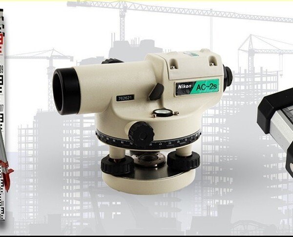 ميزان نيكونAc-2S+ حامل+قامة 5 متر