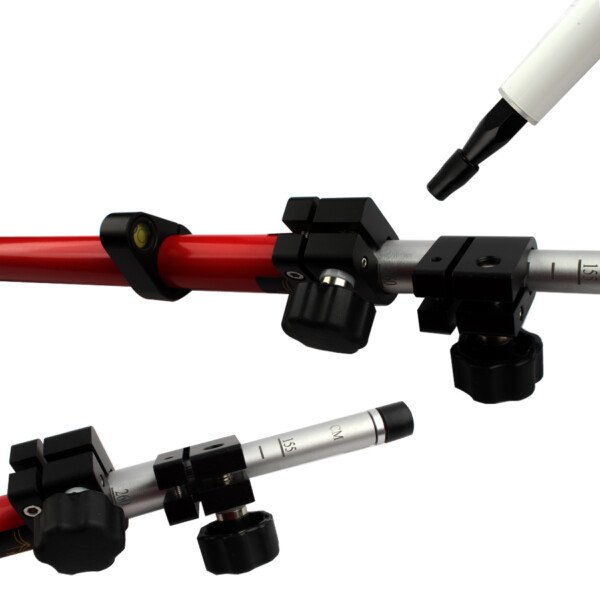 عصا تسامت 360 سم بقفل محكم بكرة + جراب + 2 مفتاح الأنكيه موديل DZ-36TL