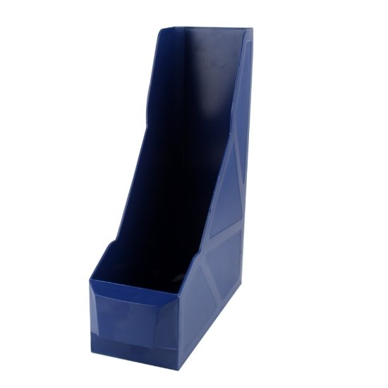 فايل مجازين بلاستيك كبير ازرق ماس 886