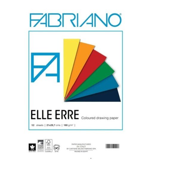 اسكتش رسم كعب فبريانو 180 جرام الوان A4