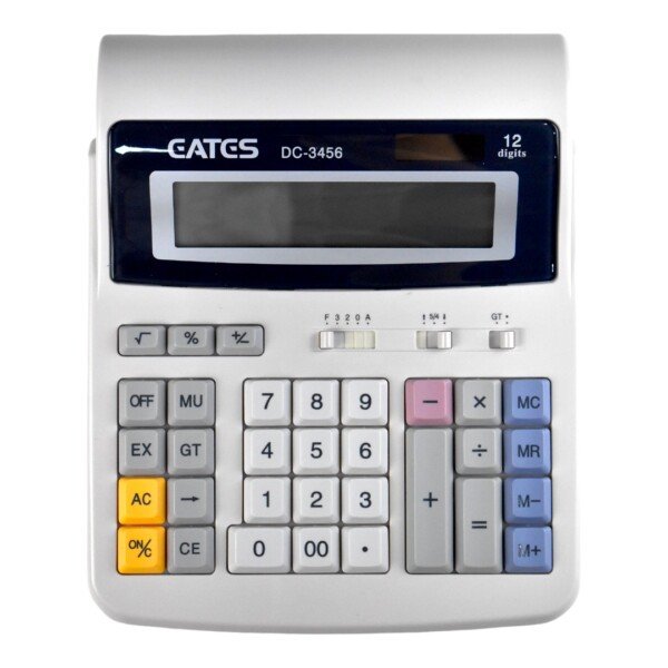 الة حاسبة مكتب كبيرة 12 رقم موديل DC-3456Eates
