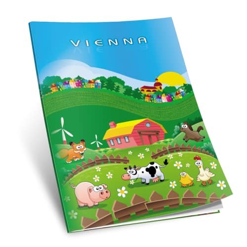 A4  كشكول 60 ورقة صفحة وصفحة ايفل برنت