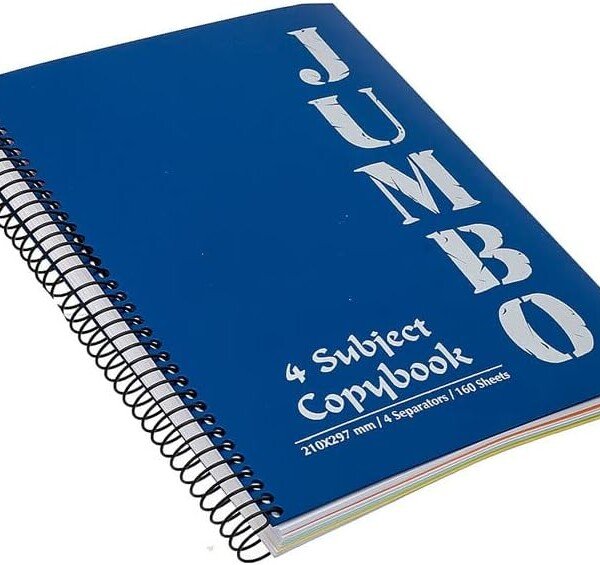 A4 كشكول منترا / جامبو فواصل (ورقة 160 / 4 فاصل)