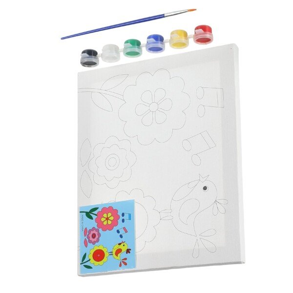 كانفس اطفال 20*25 سم + الوان