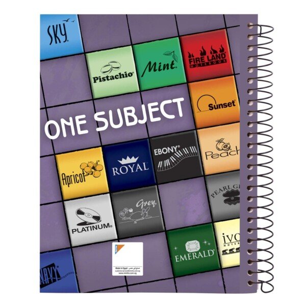 A4  كشكول وان سبجيكت 144ورقة 60جم