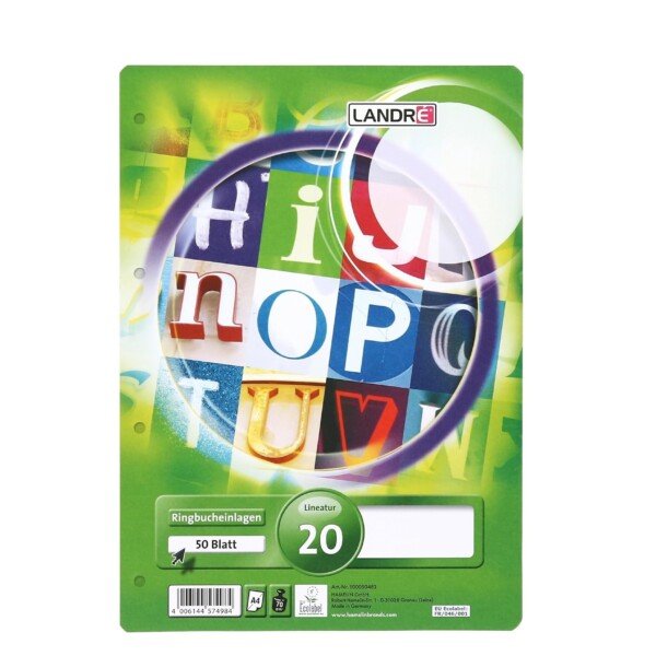 غيار روزليف LANDER ابيض 20 ورقة 70 جرام A4