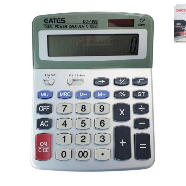 الة حاسبة 12 رقم EATES موديل DC-1988