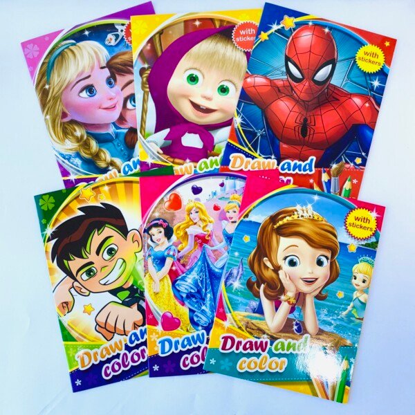 كراسة تلوين 10 ورقة A4كيان