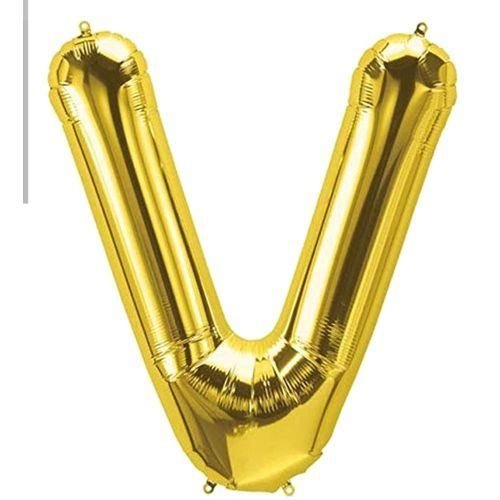 بالون هيليوم صيني 30 انش حروف انجليزي حرف(V)