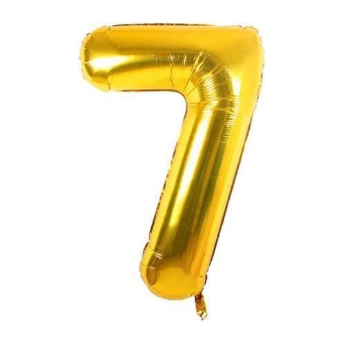 بالون هيليوم صيني 30 انش علي شكل ارقام رقم (7)