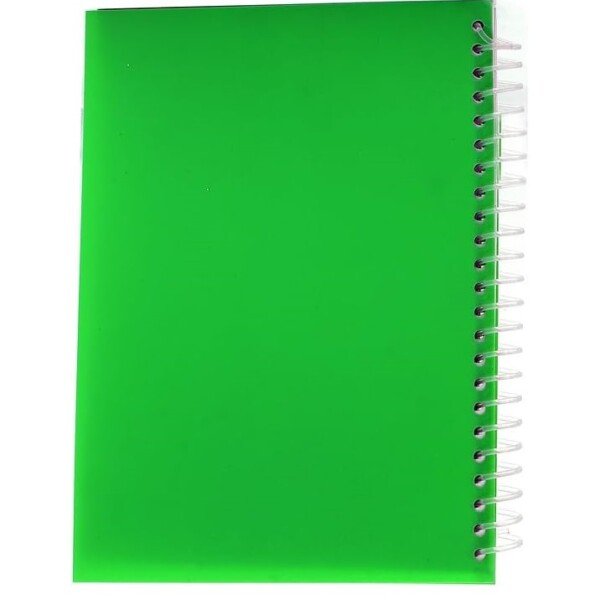 A4كشكول سلك 80 ورقة الوان سادة ساسكو