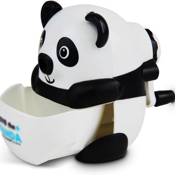 براية مكتب ديلي  0518 Cute Cartoon Panda Manual Pencil Sharpener Hand Crank Mechanical Accessory Desktop