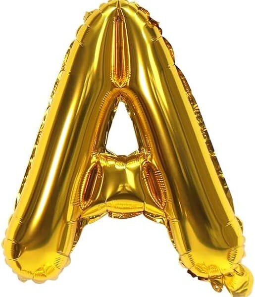 بالون هيليوم صيني 30 انش حروف انجليزي حرف (A)