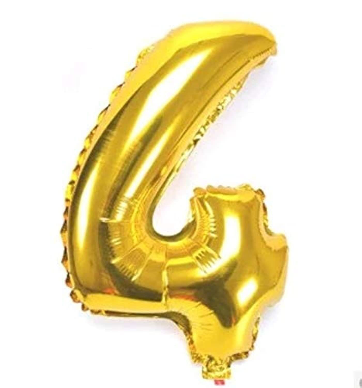 بالون هيليوم صيني 30 انش علي شكل ارقام رقم (4)