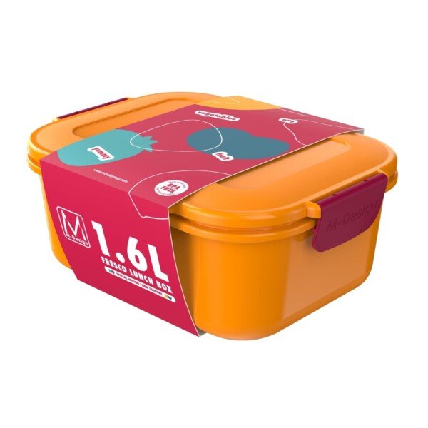 لانش بوكس برتقالي كليبس فوشيا 1.6 لتر M-Design