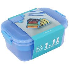 لانش بوكس ازرق 1.1 لتر M-Design موديل6439